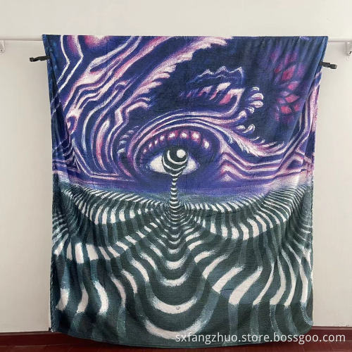 new design 100% polyester wholesale flannel fleece blanket
